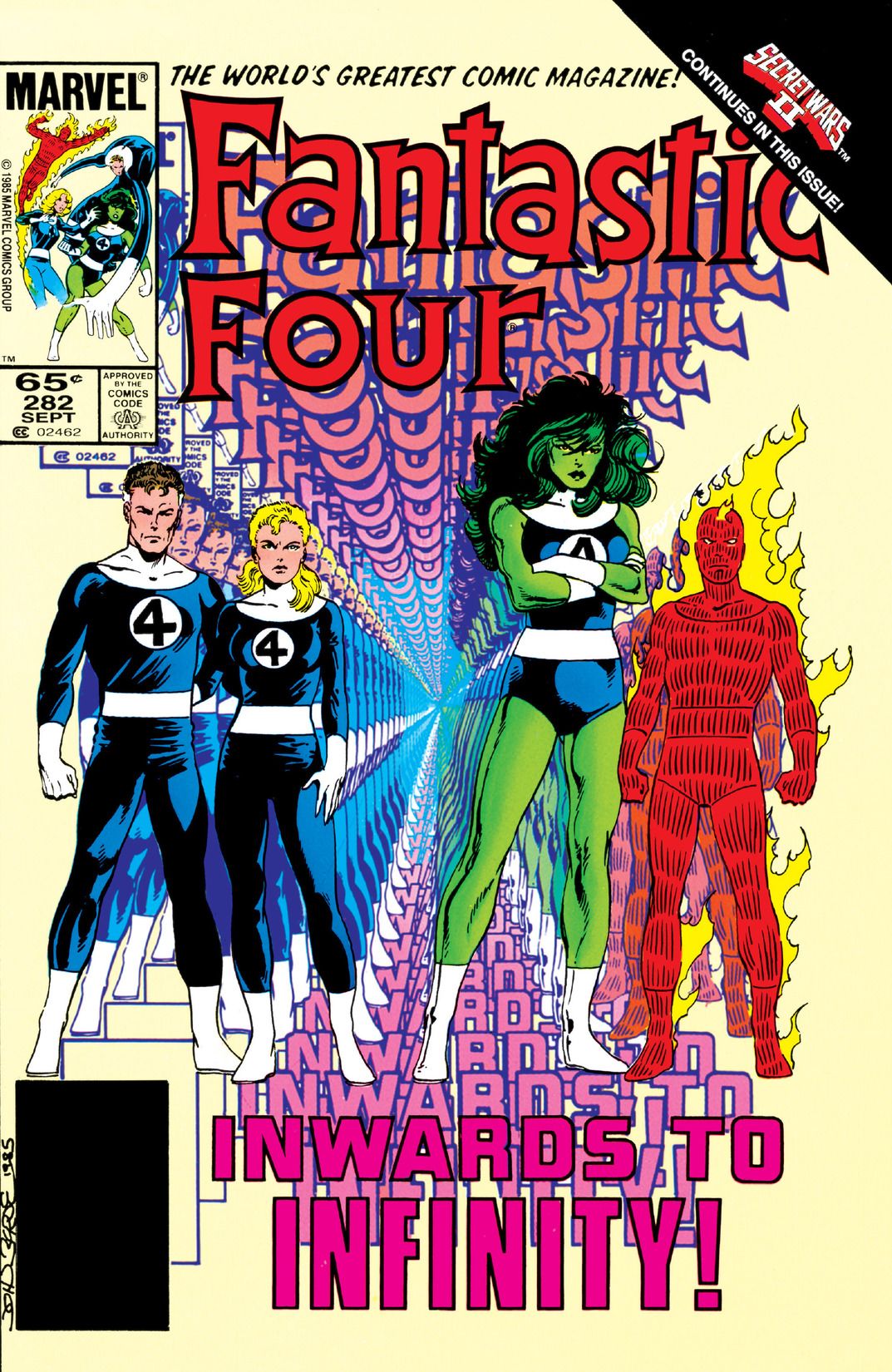 Fantastic Four #282 cover