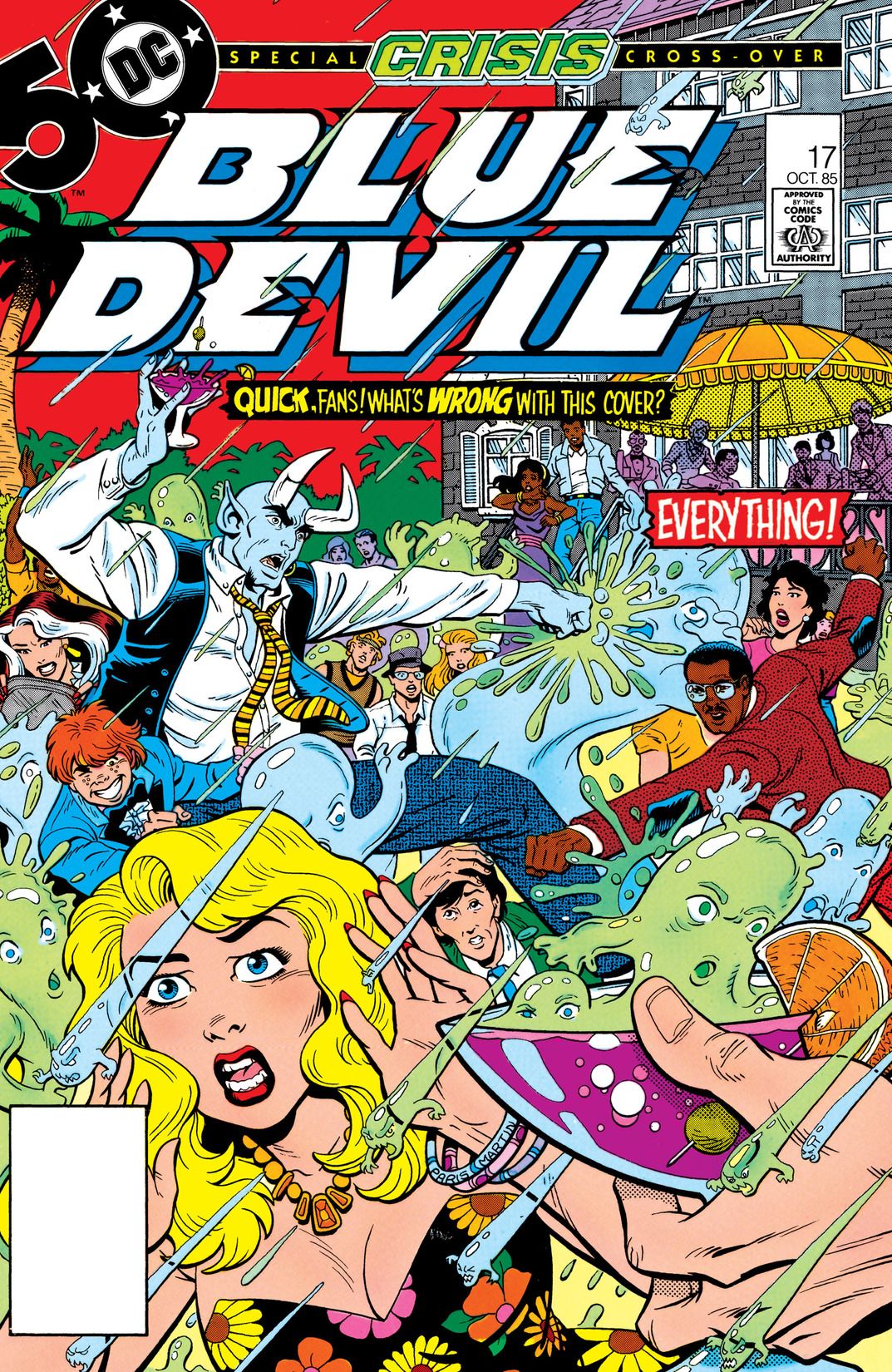Blue Devil #17 cover