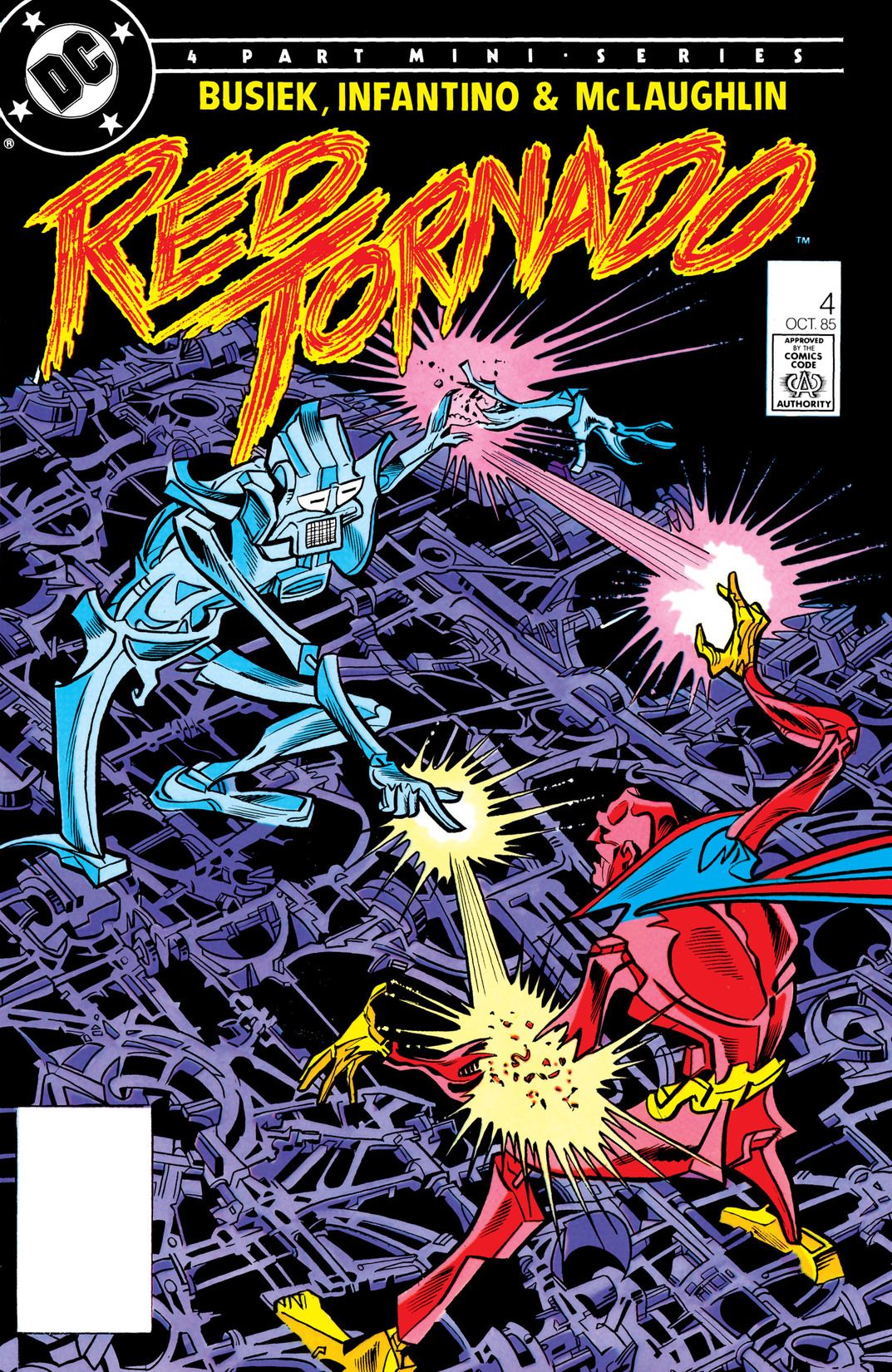 Red Tornado #4 cover