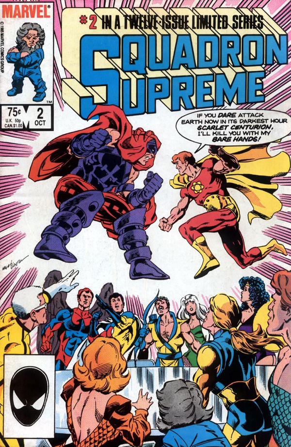 Squadron Supreme #2 cover