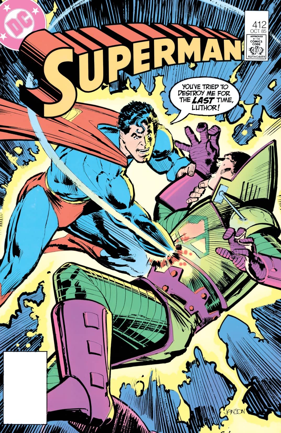 Superman #412 cover