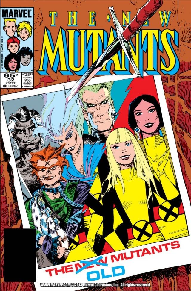 The New Mutants #32 cover