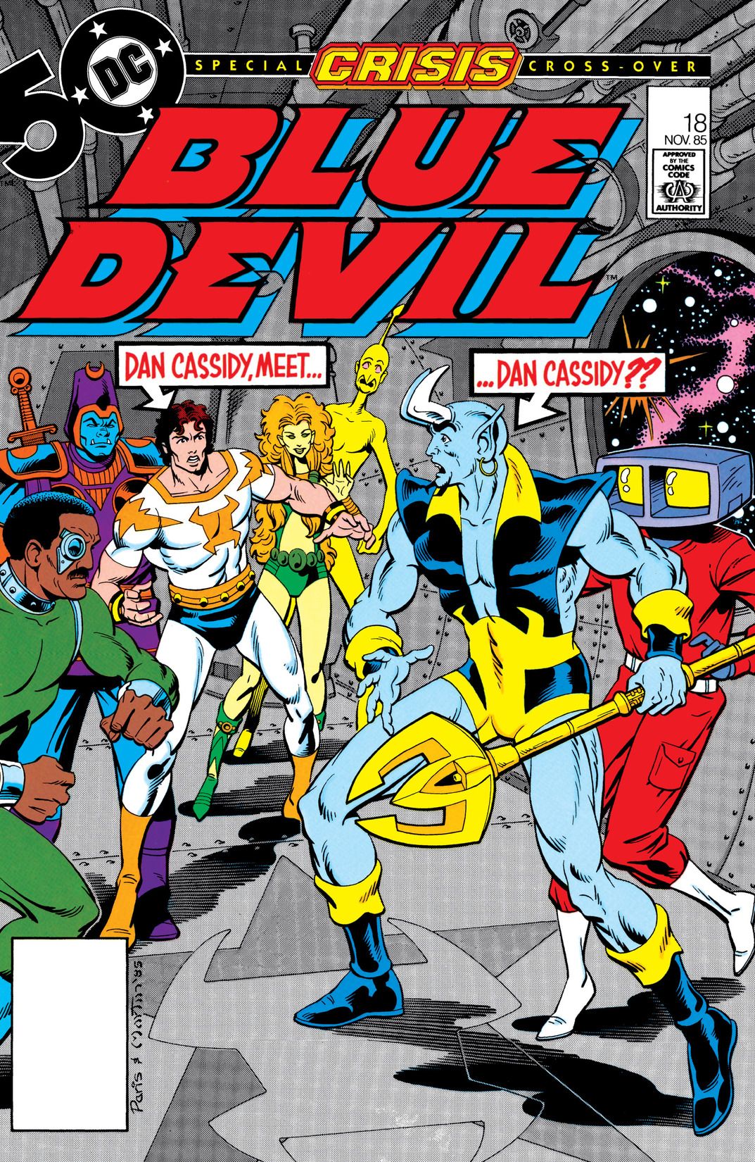 Blue Devil #18 cover