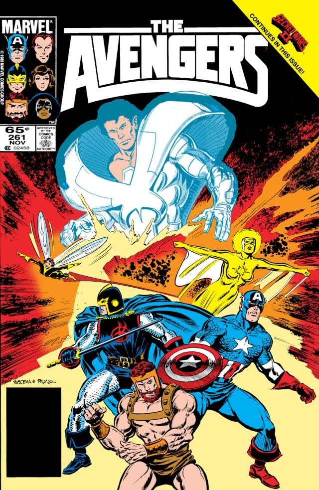 The Avengers #261 cover