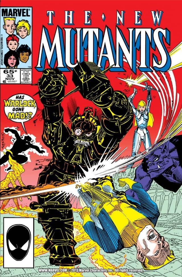 The New Mutants #33 cover