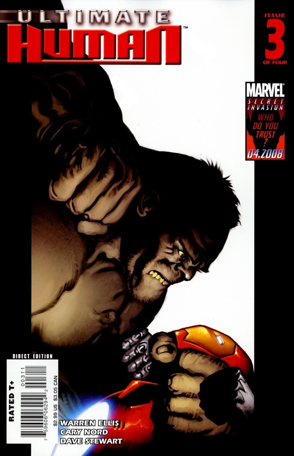 Ultimate Human #3 cover