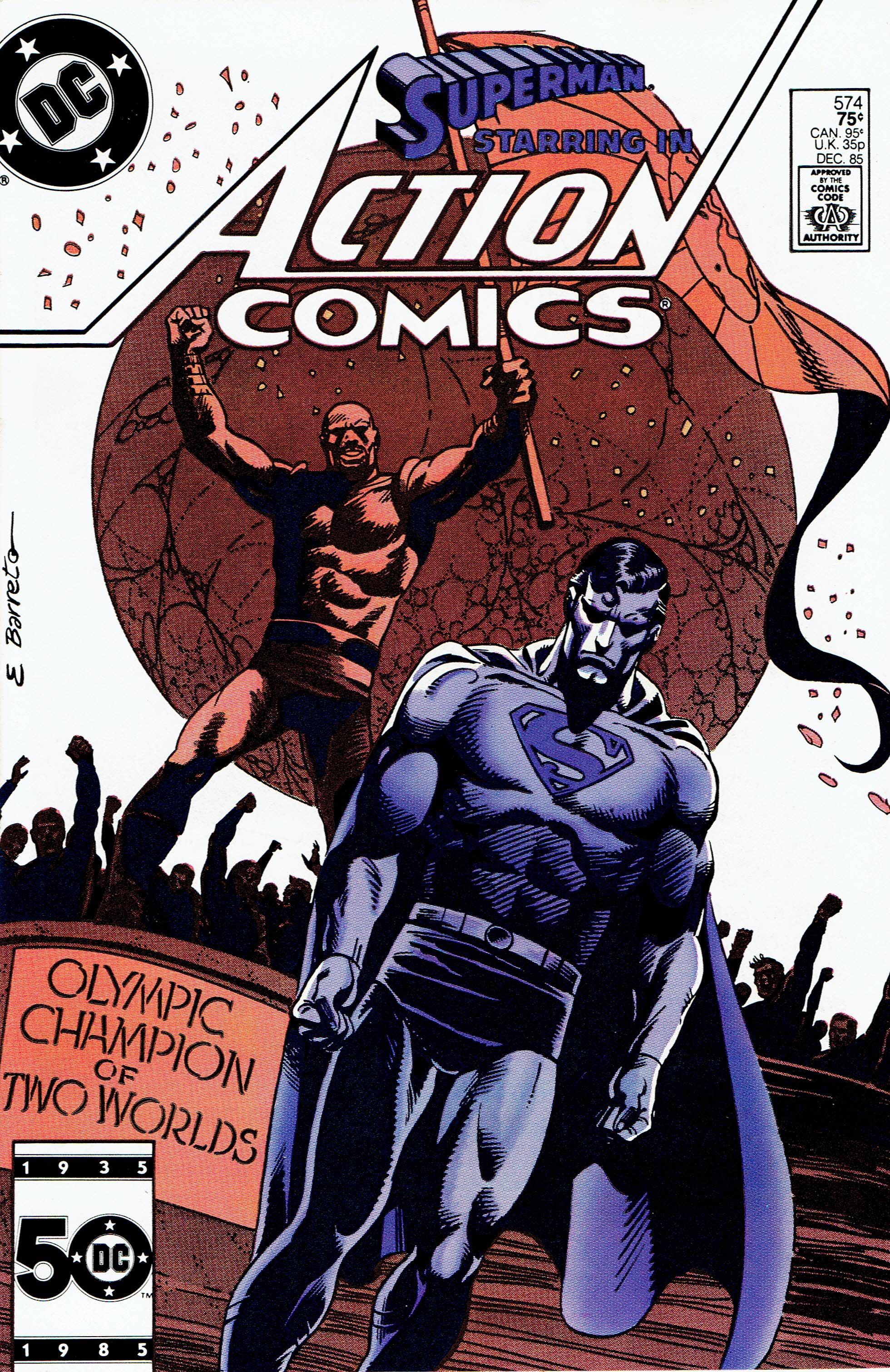 Action Comics #574 cover