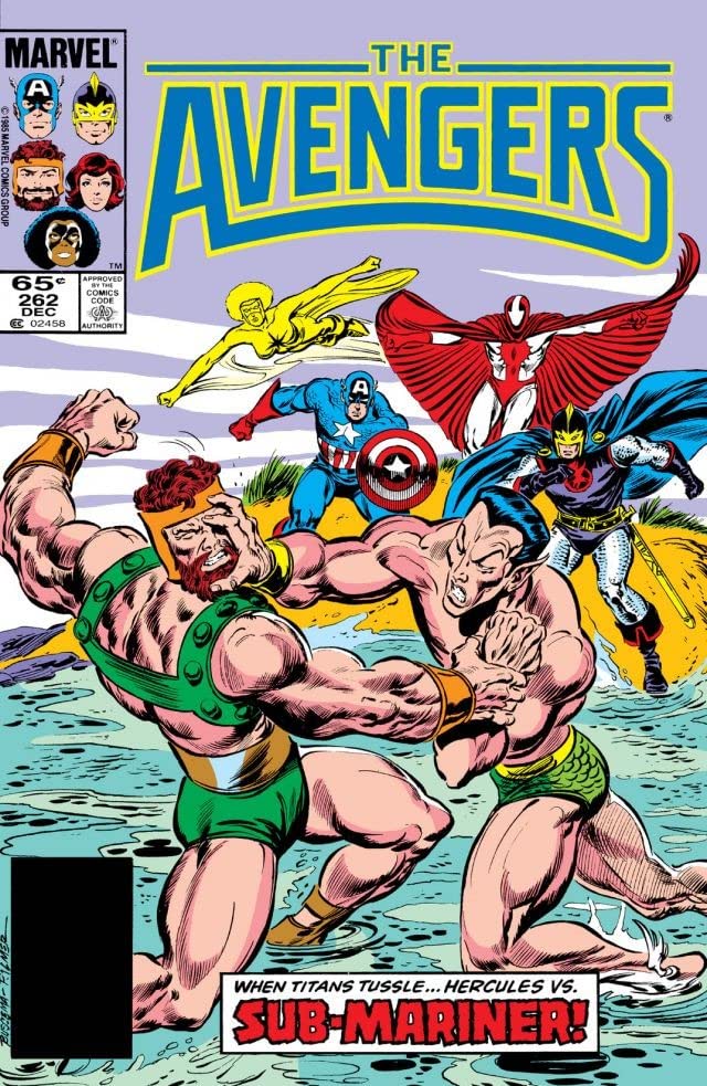 The Avengers #262 cover
