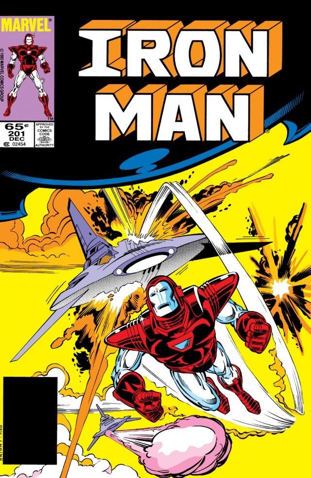 Iron Man #201 cover