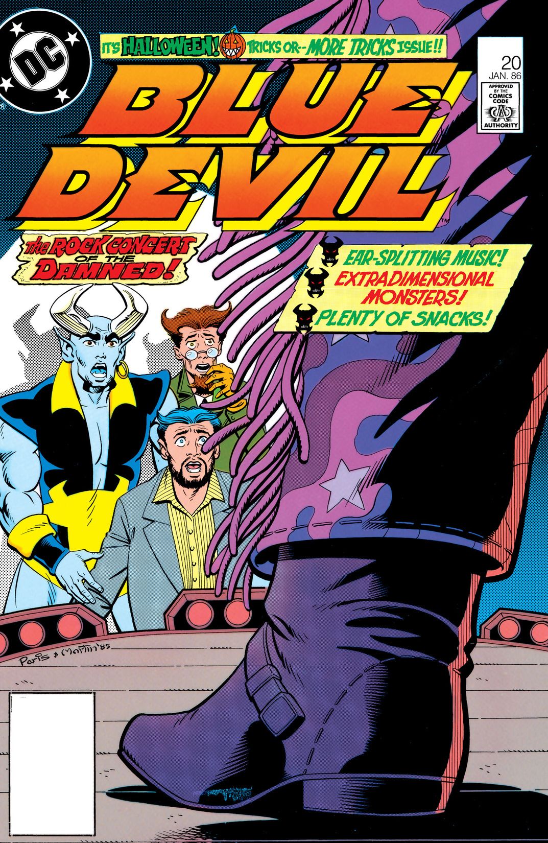 Blue Devil #20 cover