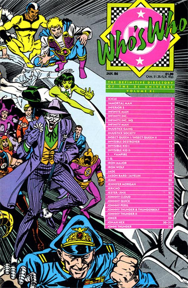 Who's Who: The Definitive Directory of the DC Universe #11