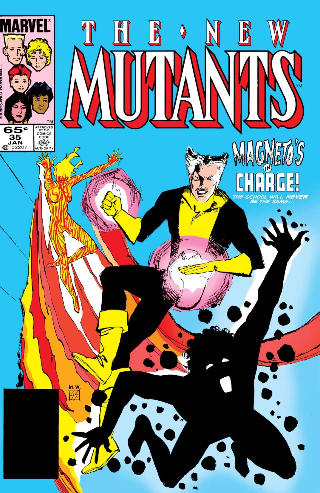 The New Mutants #35 cover