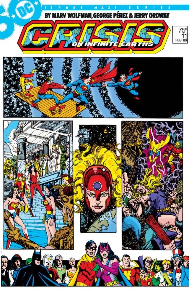 Crisis on Infinite Earths #11 cover