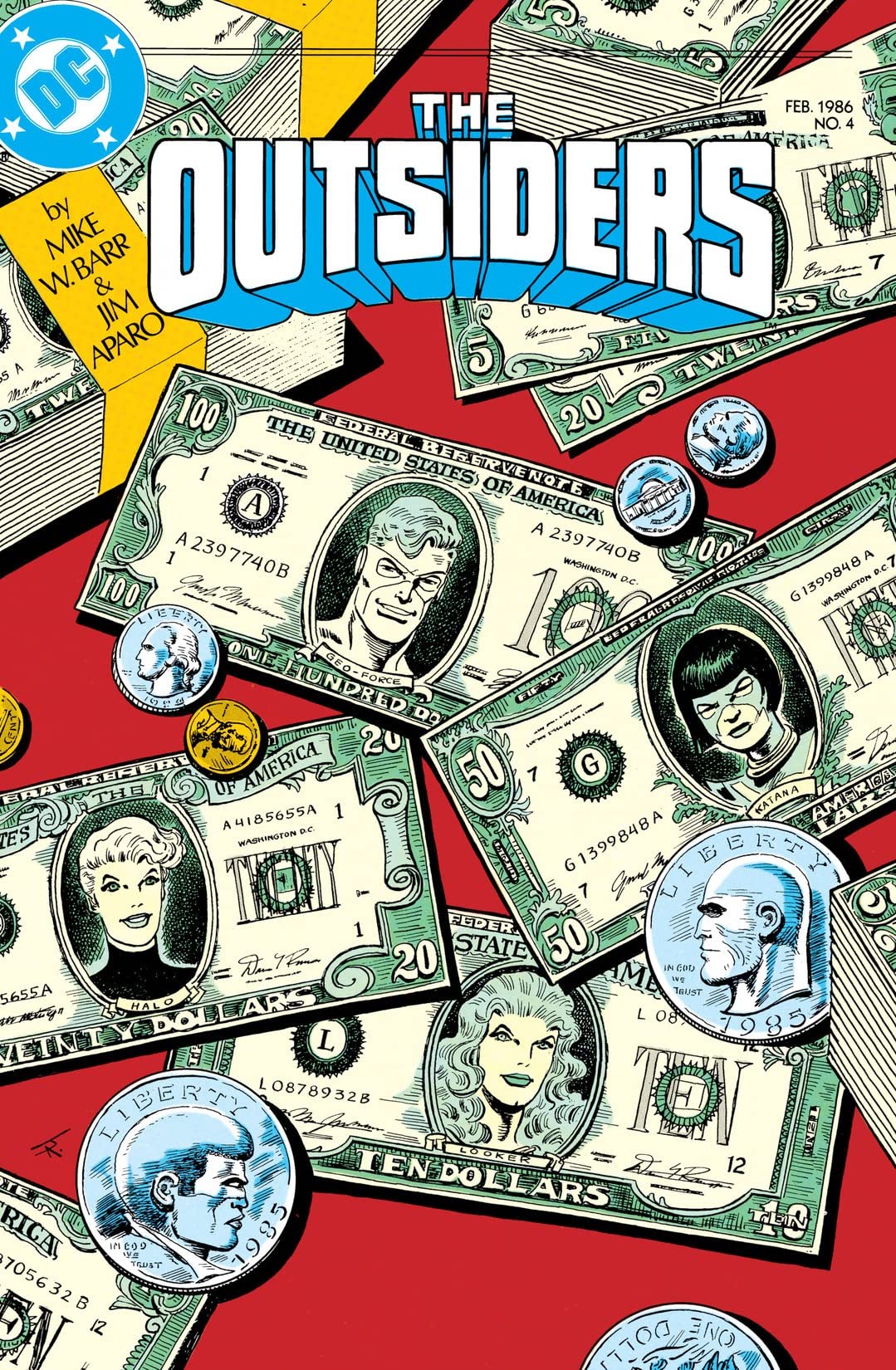 The Outsiders #4 cover