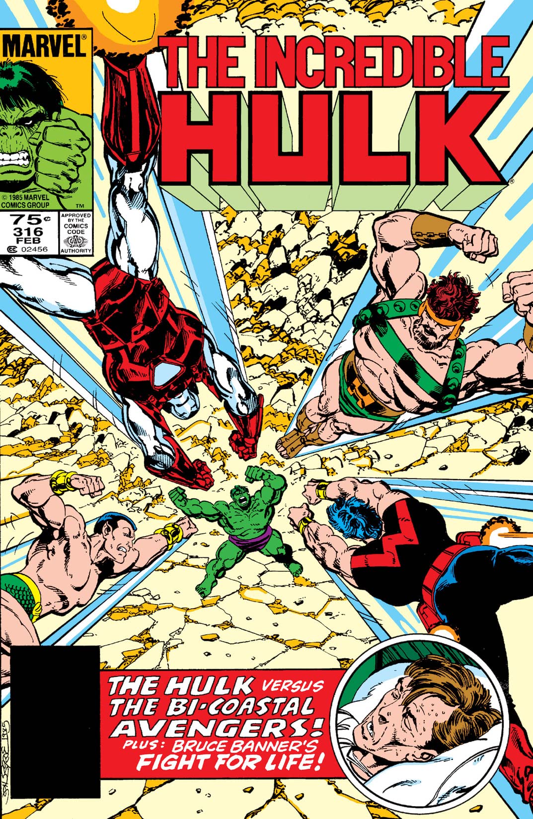 The Incredible Hulk #316 cover
