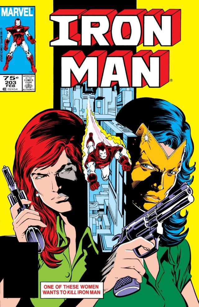 Iron Man #203 cover