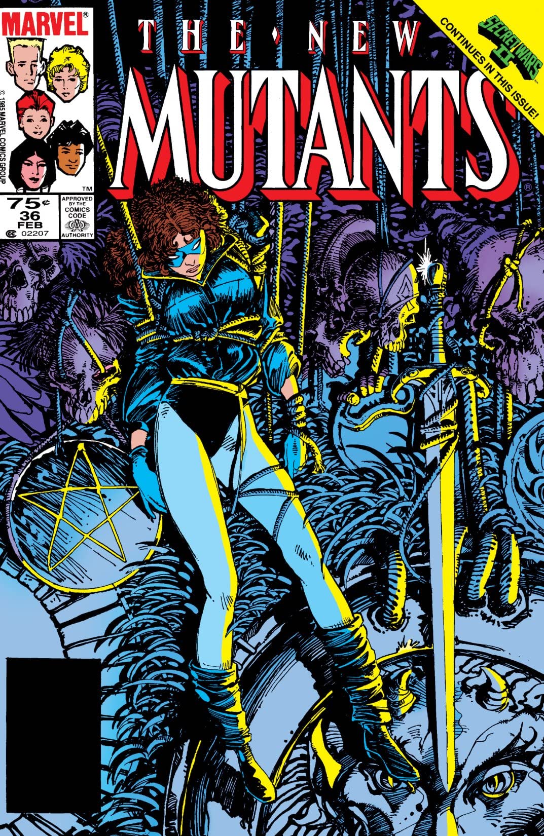 The New Mutants #36 cover