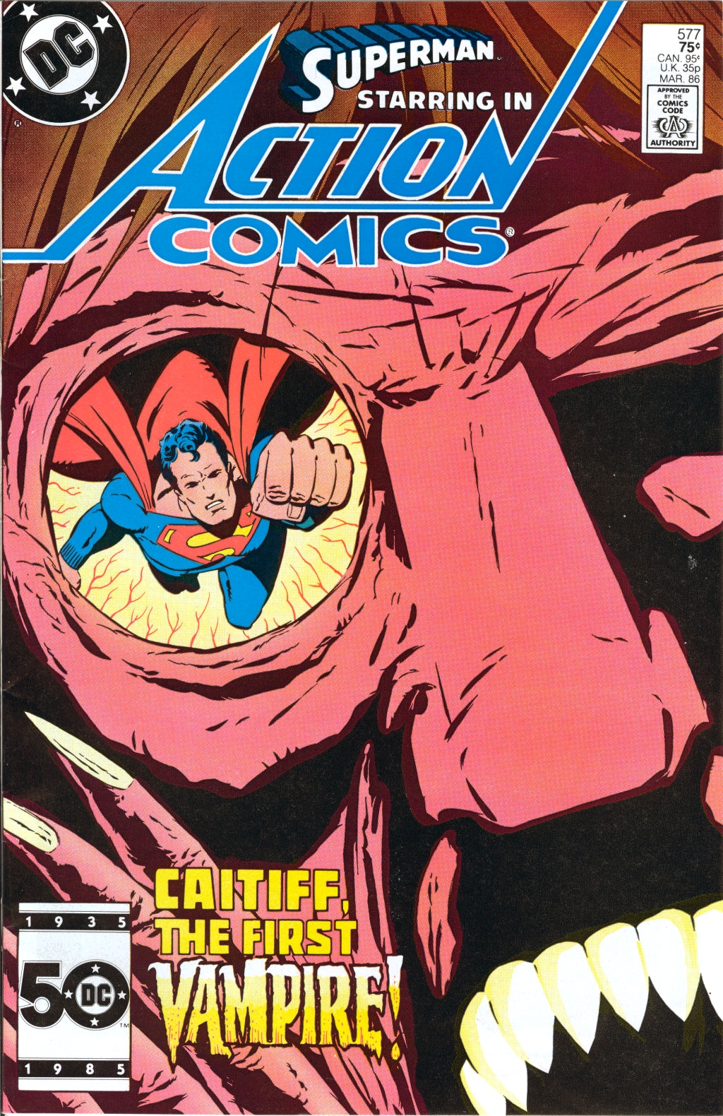 Action Comics #577 cover
