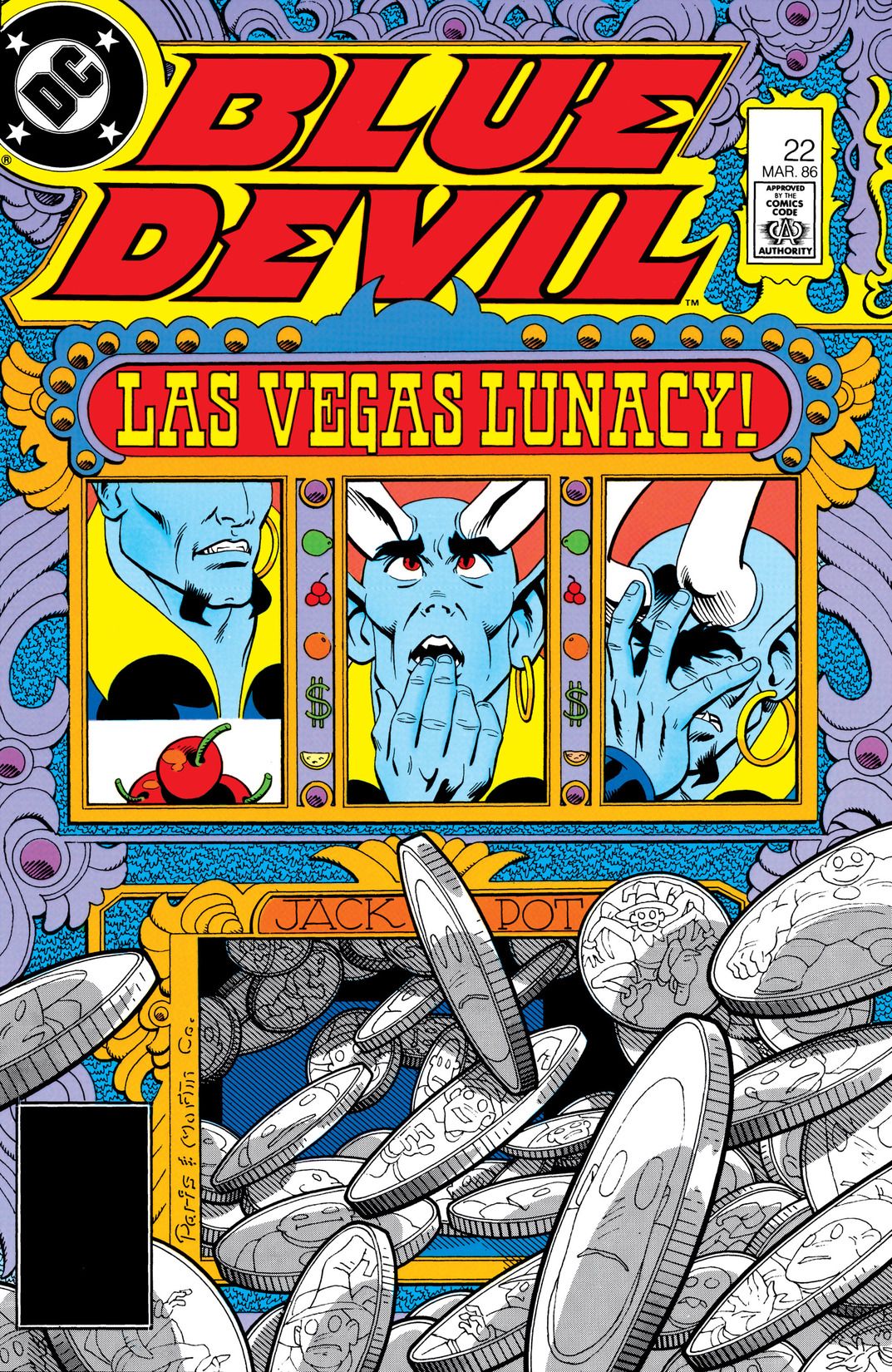 Blue Devil #22 cover