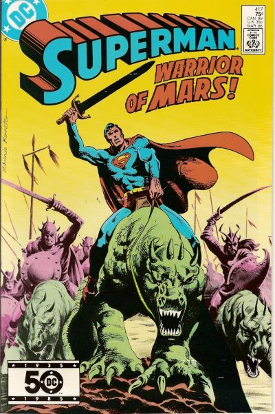 Superman #417 cover