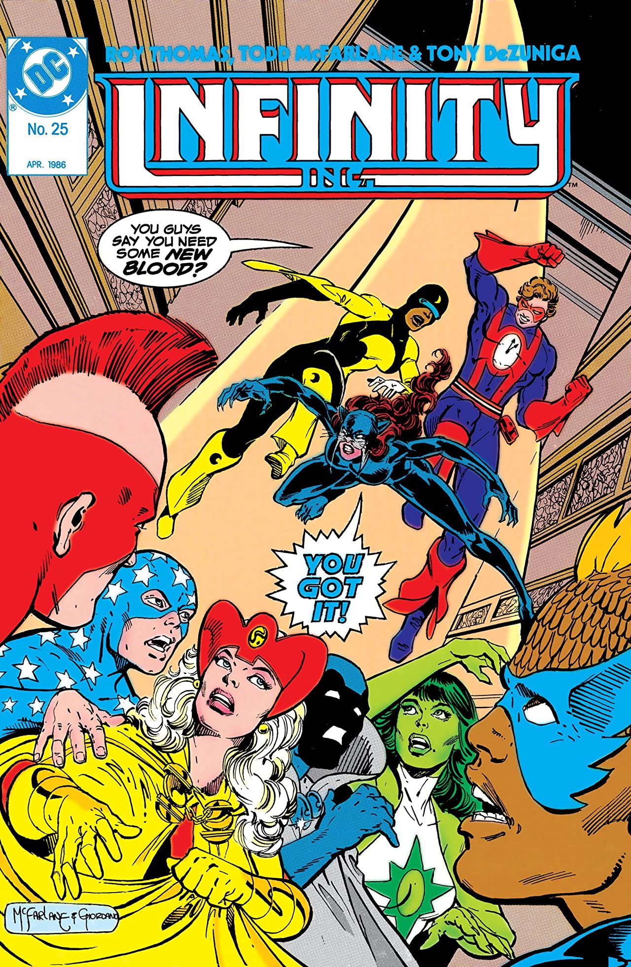 Infinity, Inc. #25 cover