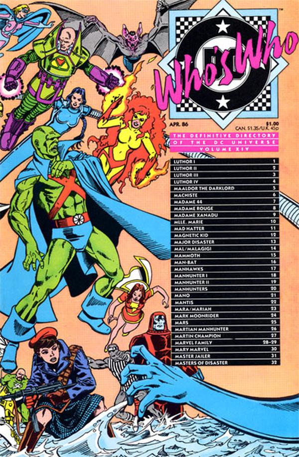 Who's Who: The Definitive Directory of the DC Universe #14