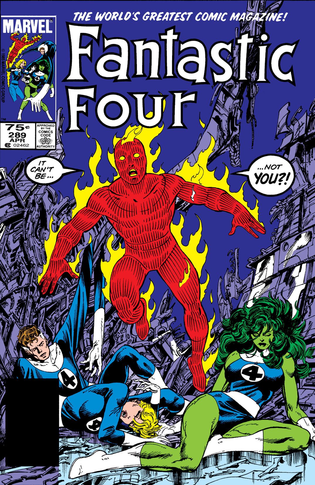 Fantastic Four #289 cover
