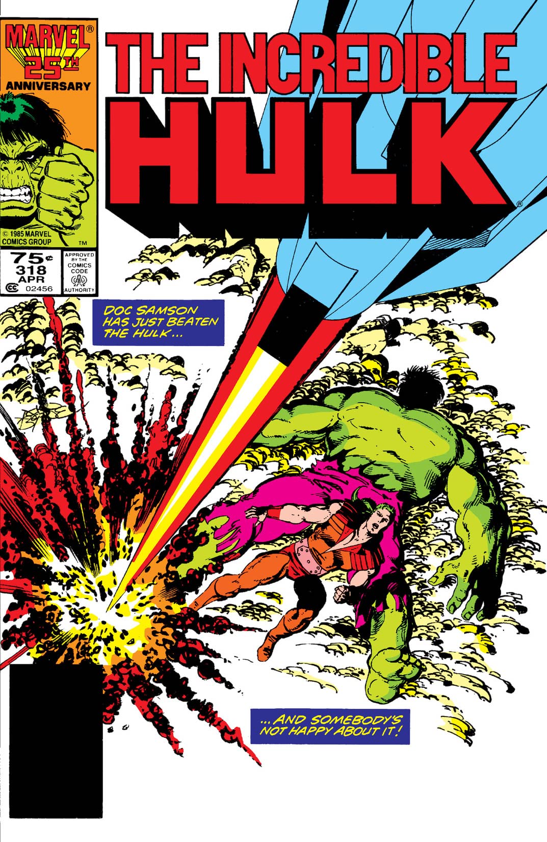 The Incredible Hulk #318 cover
