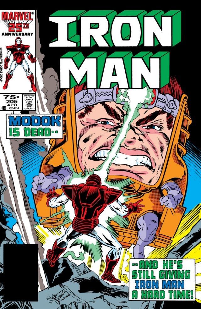 Iron Man #205 cover