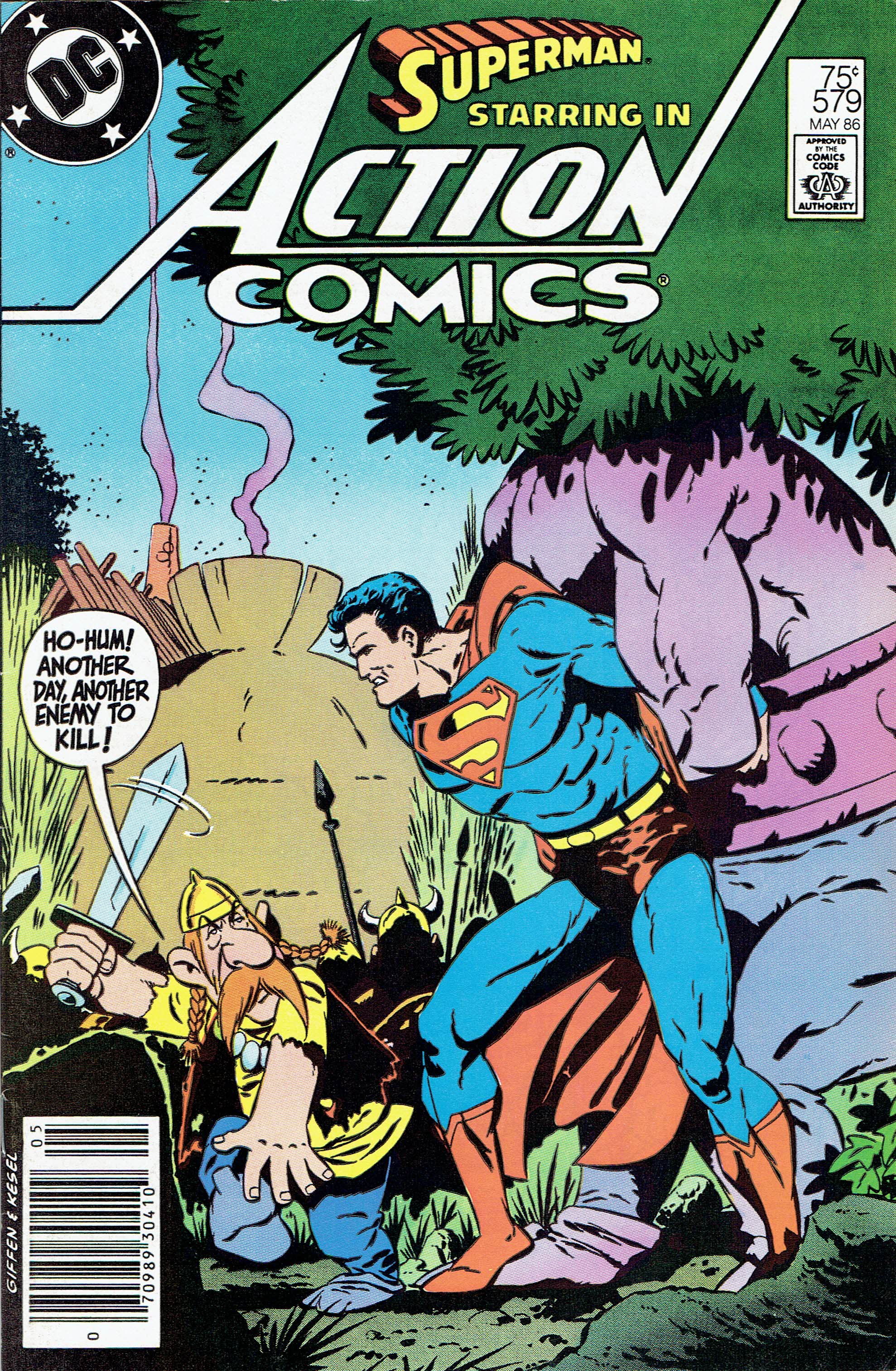 Action Comics #579 cover