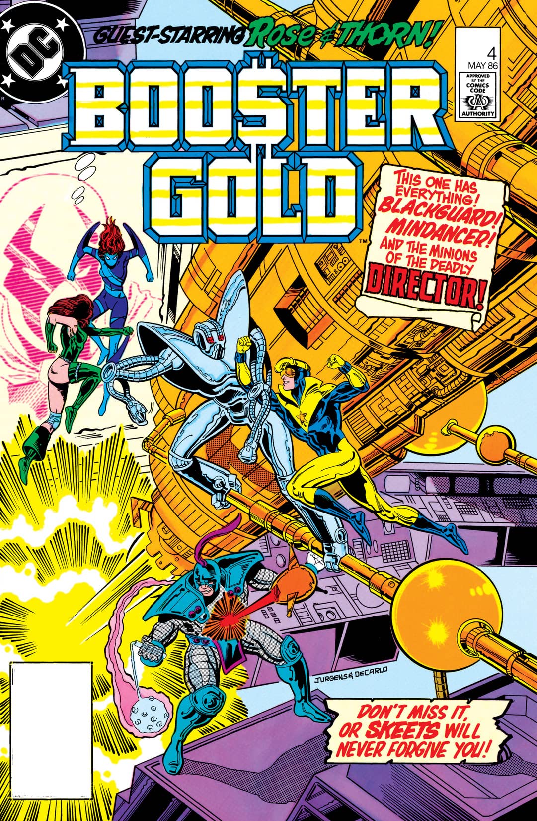 Booster Gold #4 cover