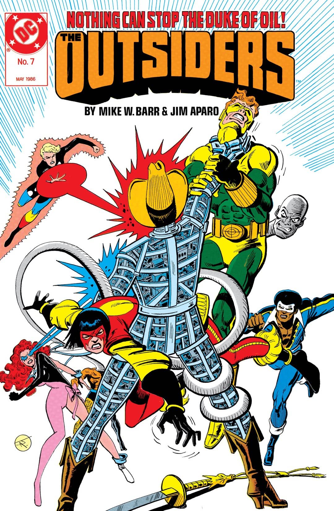 The Outsiders #7 cover