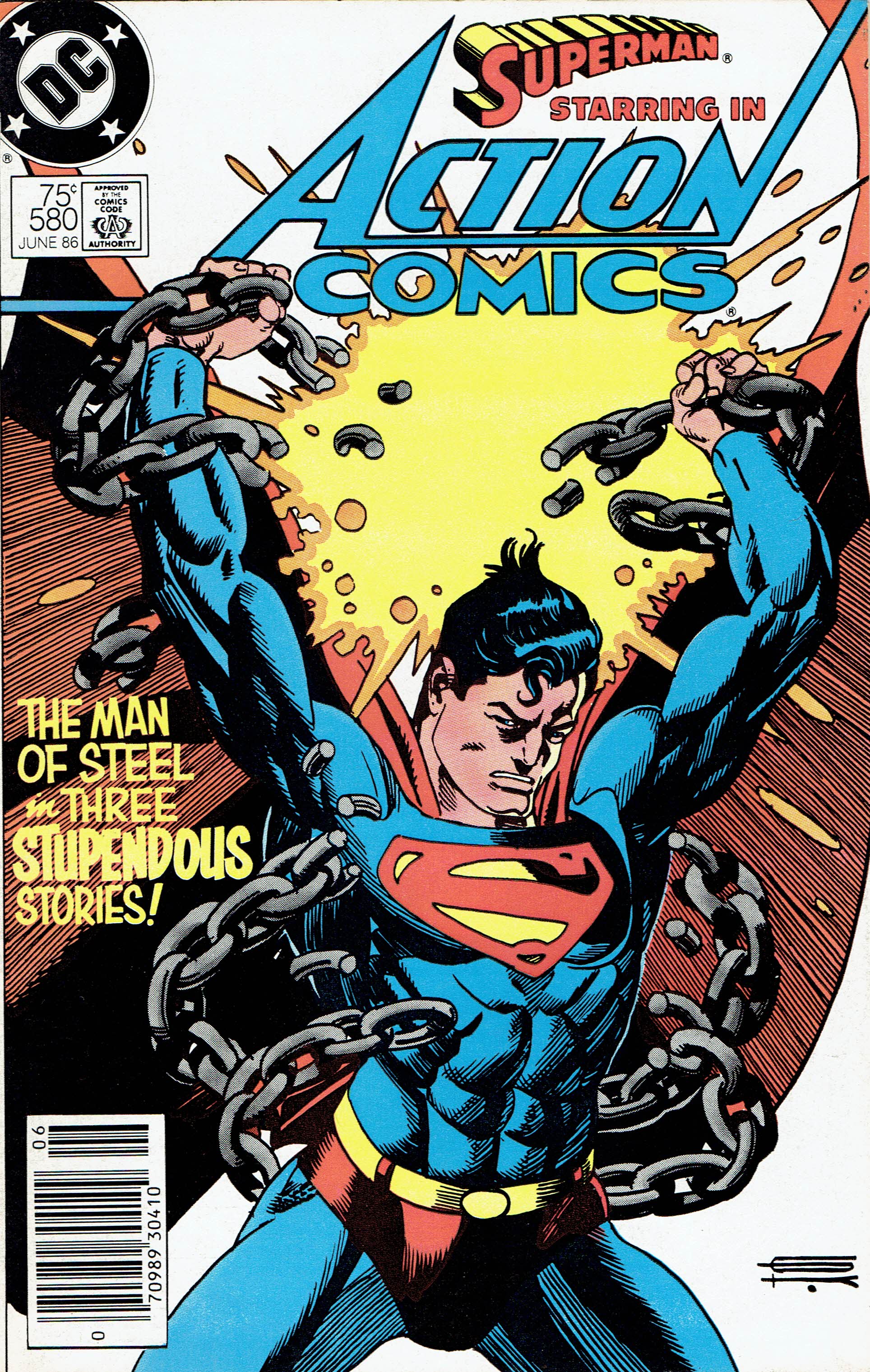 Action Comics #580 cover