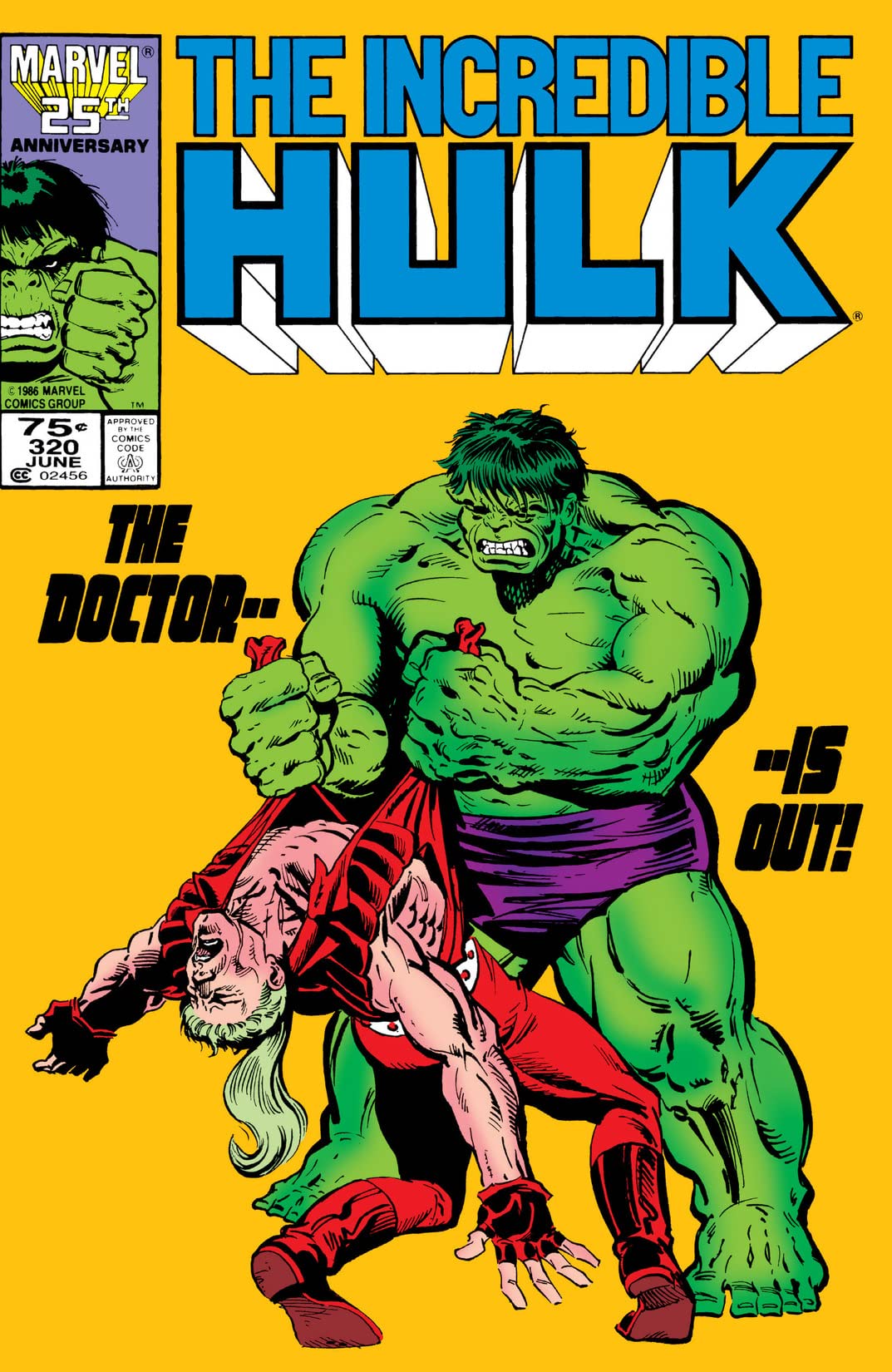 The Incredible Hulk #320 cover