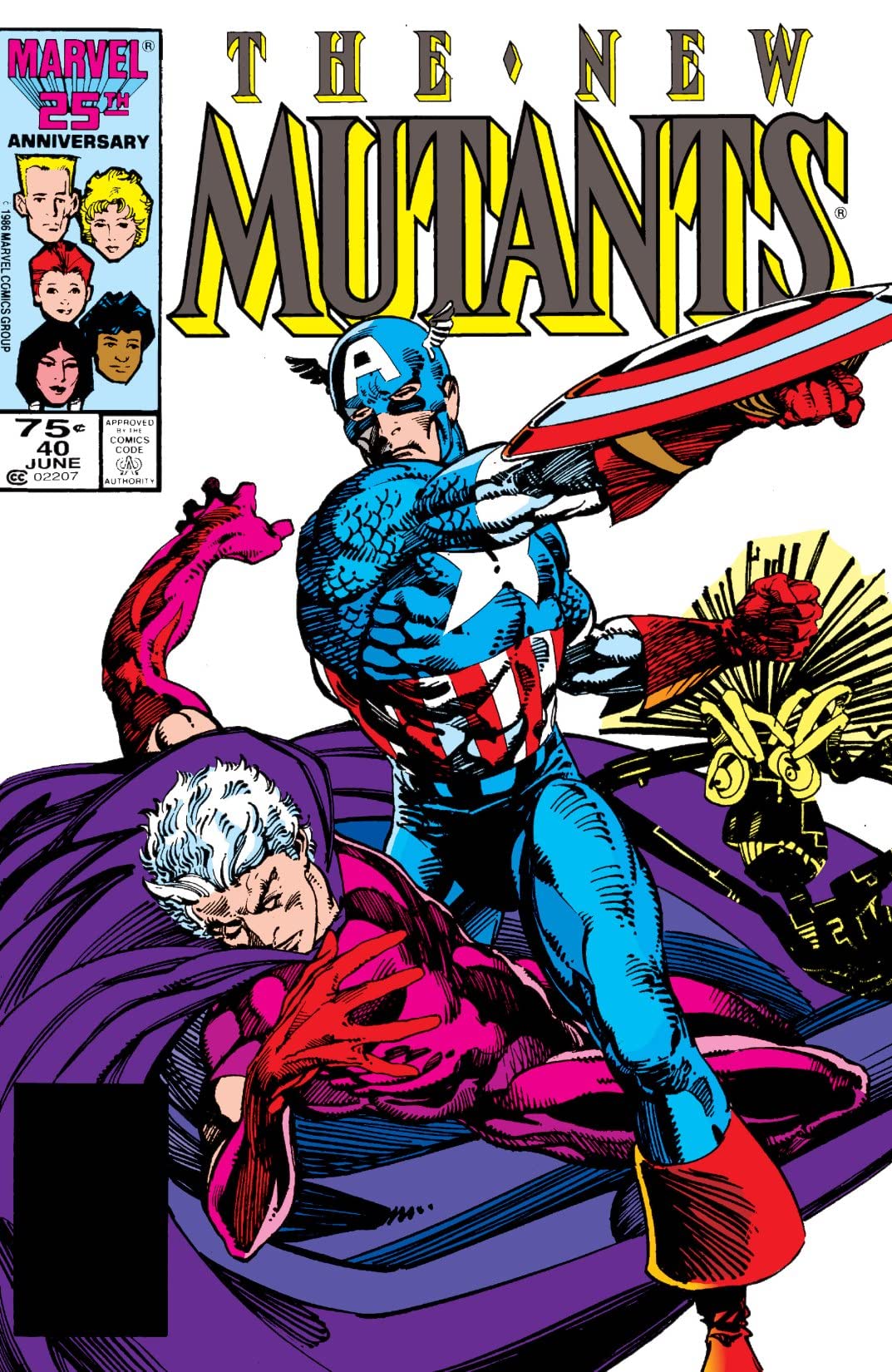 The New Mutants #40 cover