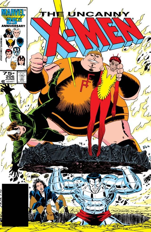 The Uncanny X-Men #206 cover