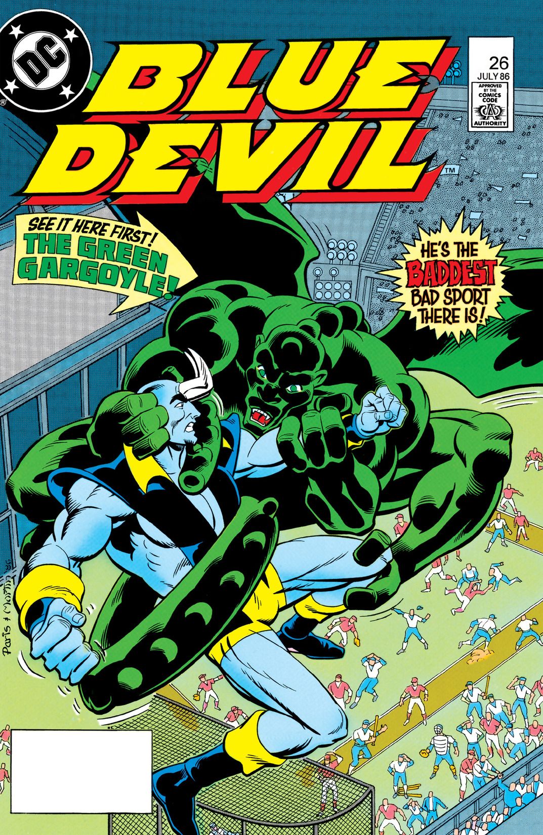 Blue Devil #26 cover