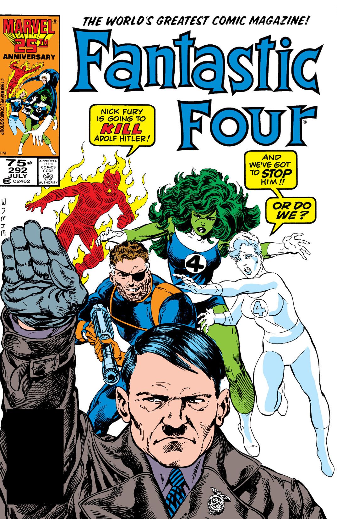 Fantastic Four #292 cover