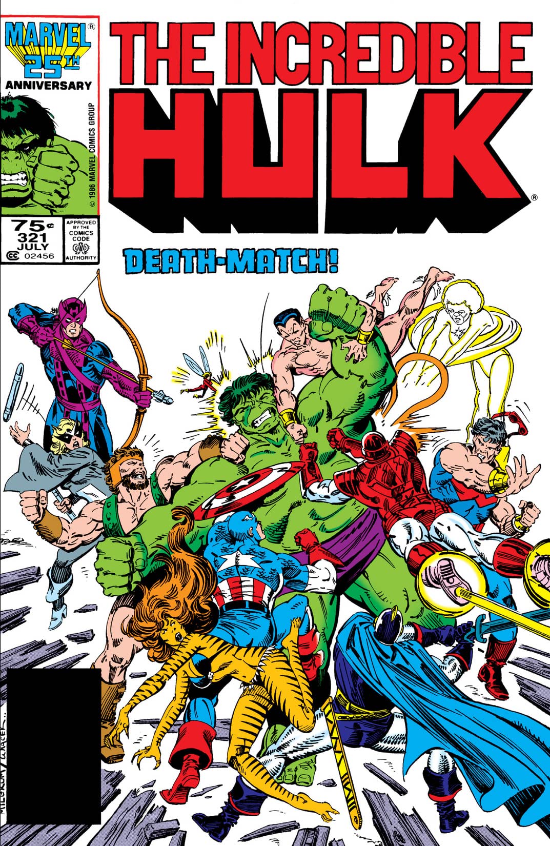 The Incredible Hulk #321 cover