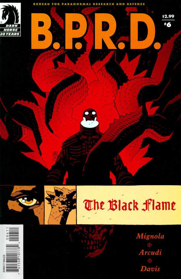 B.P.R.D., The Black Flame #6 (23) cover