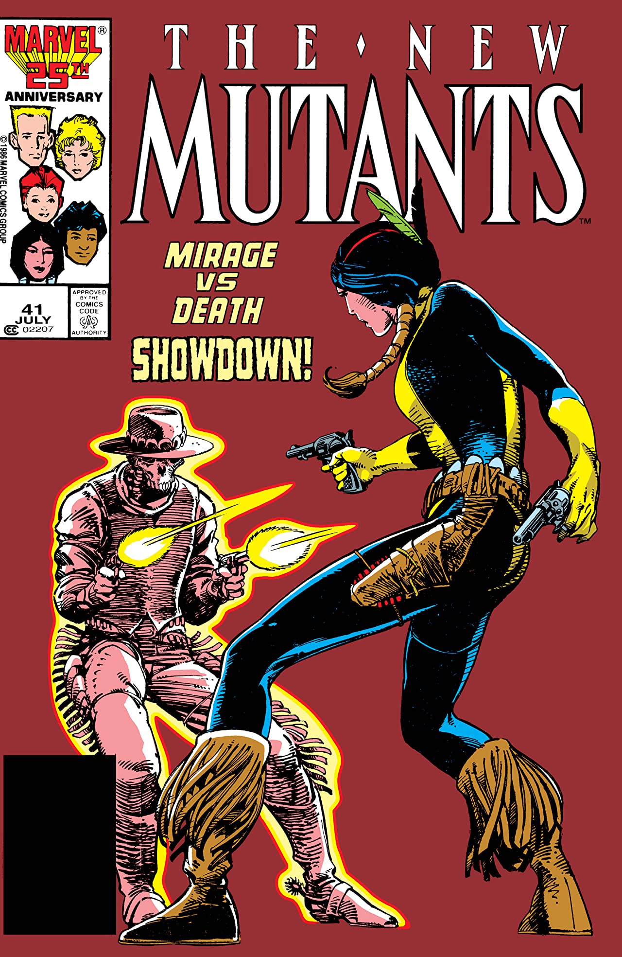 The New Mutants #41 cover