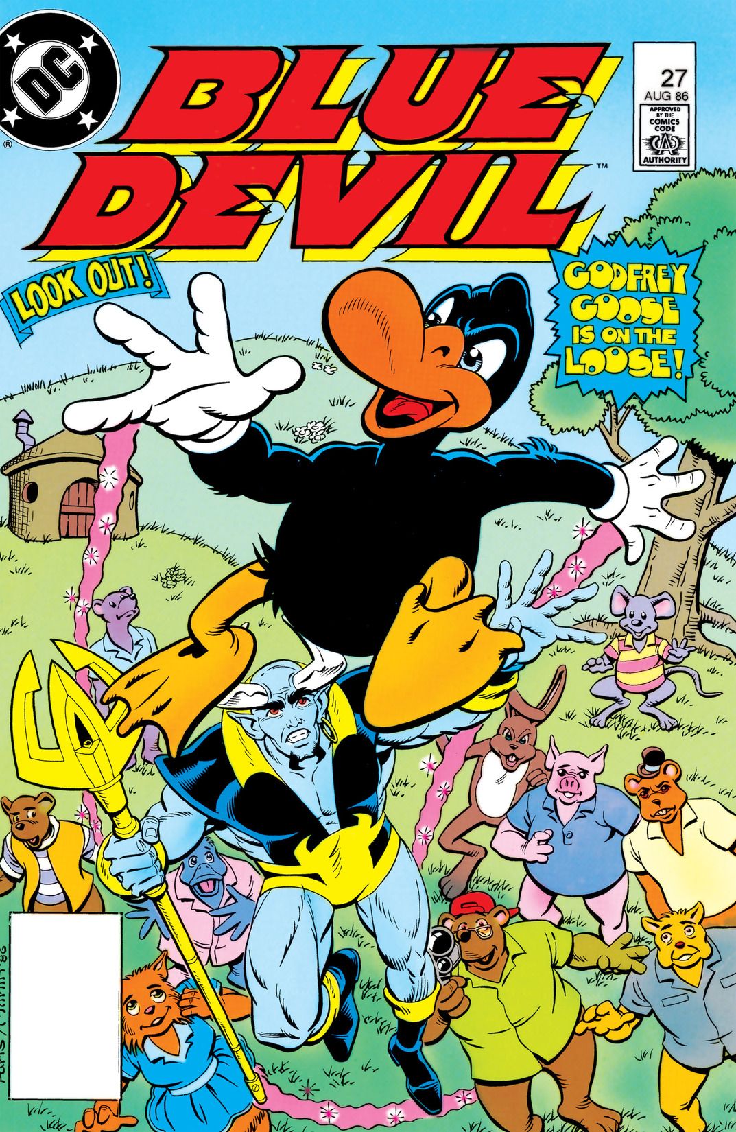 Blue Devil #27 cover