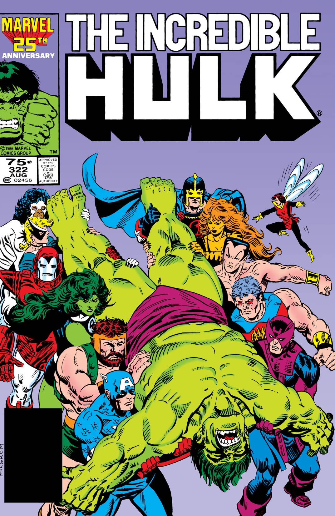 The Incredible Hulk #322 cover