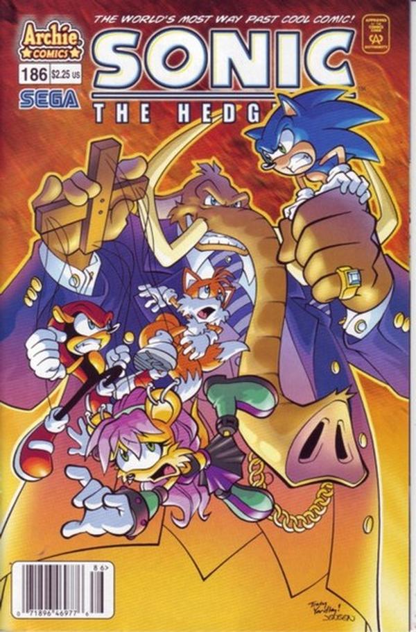 Sonic the Hedgehog #186 cover