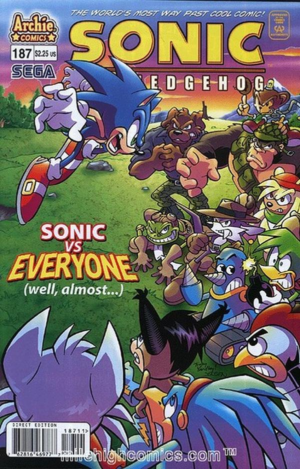 Sonic the Hedgehog #187 cover