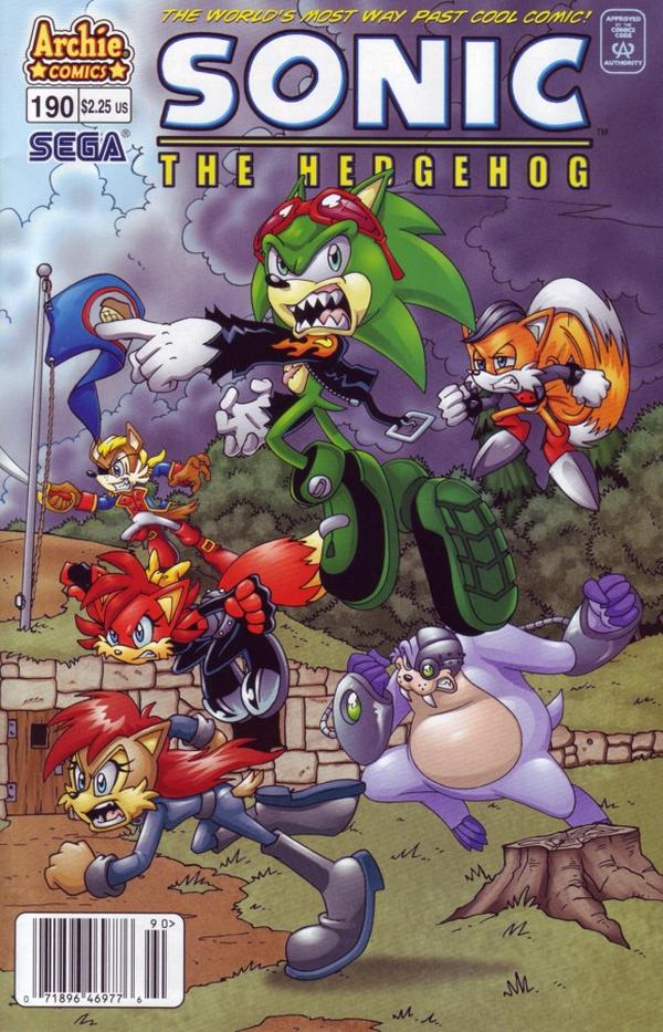 Sonic the Hedgehog #190 cover
