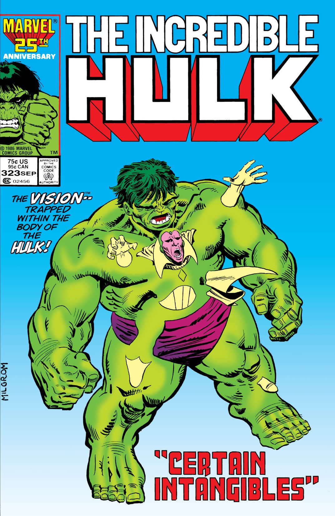 The Incredible Hulk #323 cover