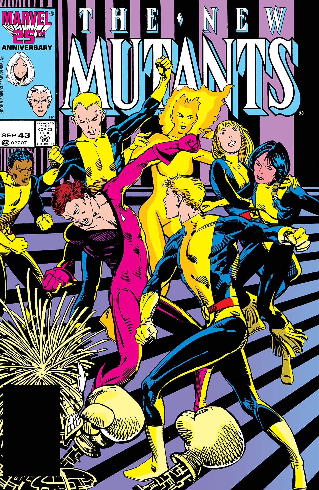 The New Mutants #43 cover