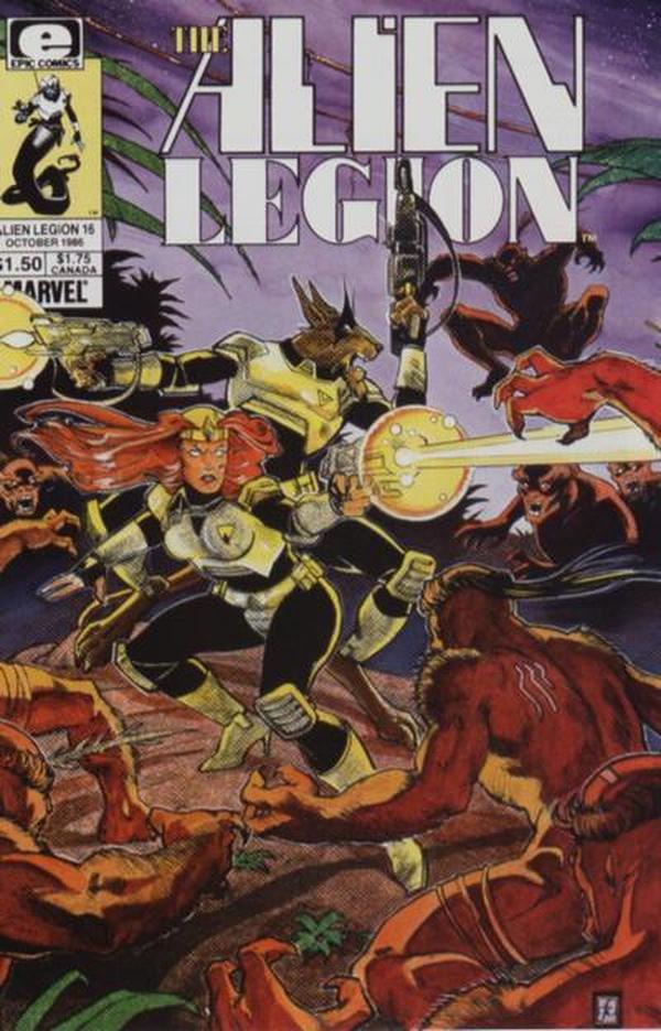 Alien Legion #16 cover