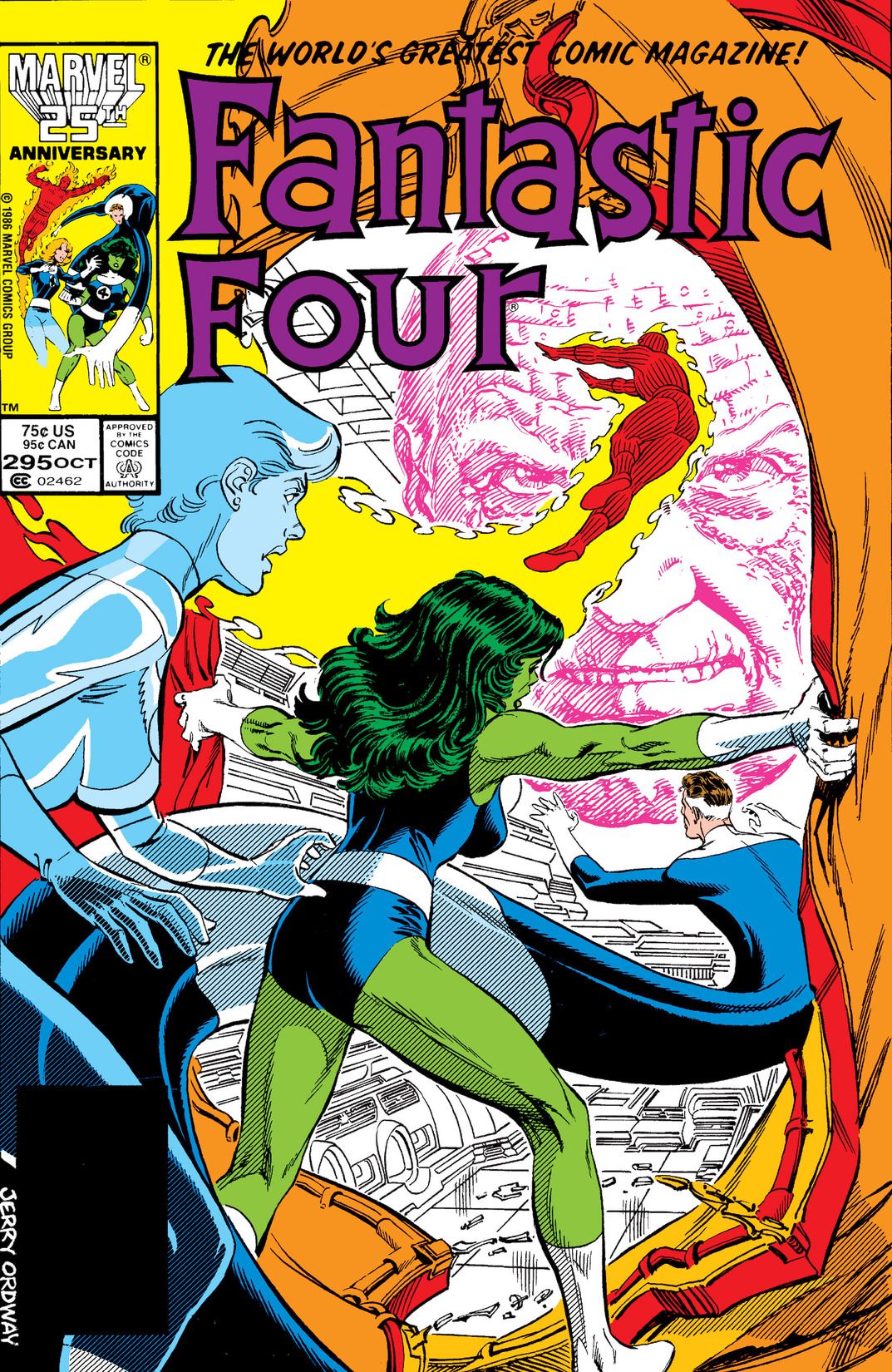 Fantastic Four #295 cover